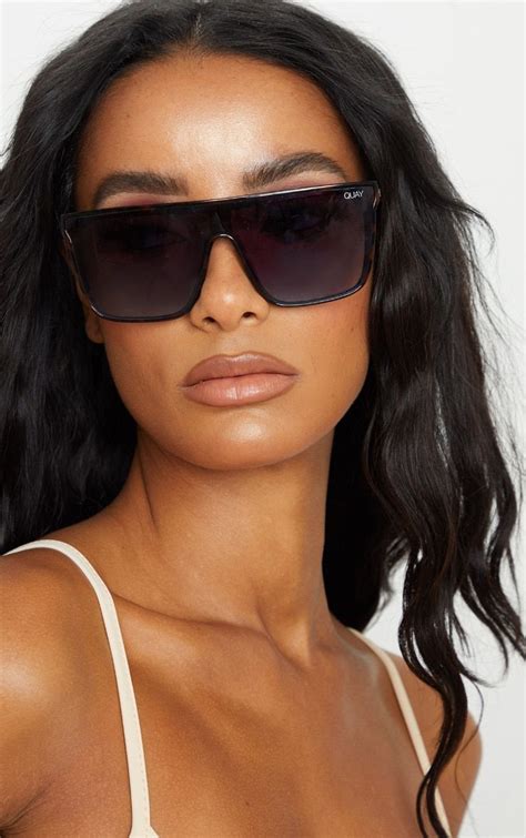 quay oversized square sunglasses